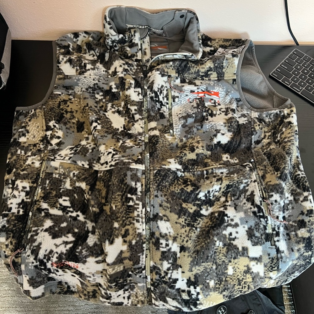 Camo Fleece Vest